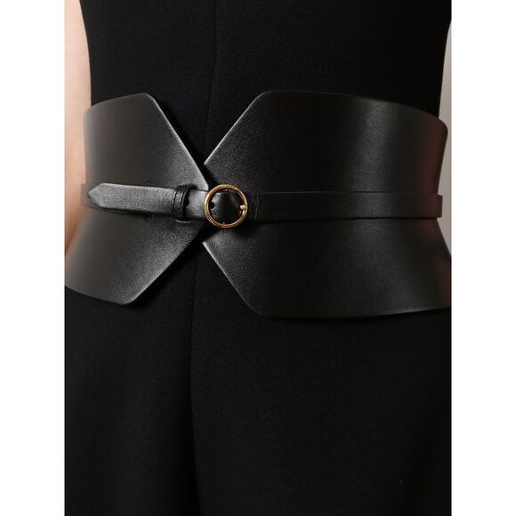 Alaia Women Leather Bustier Belt - Picture 2 of 4